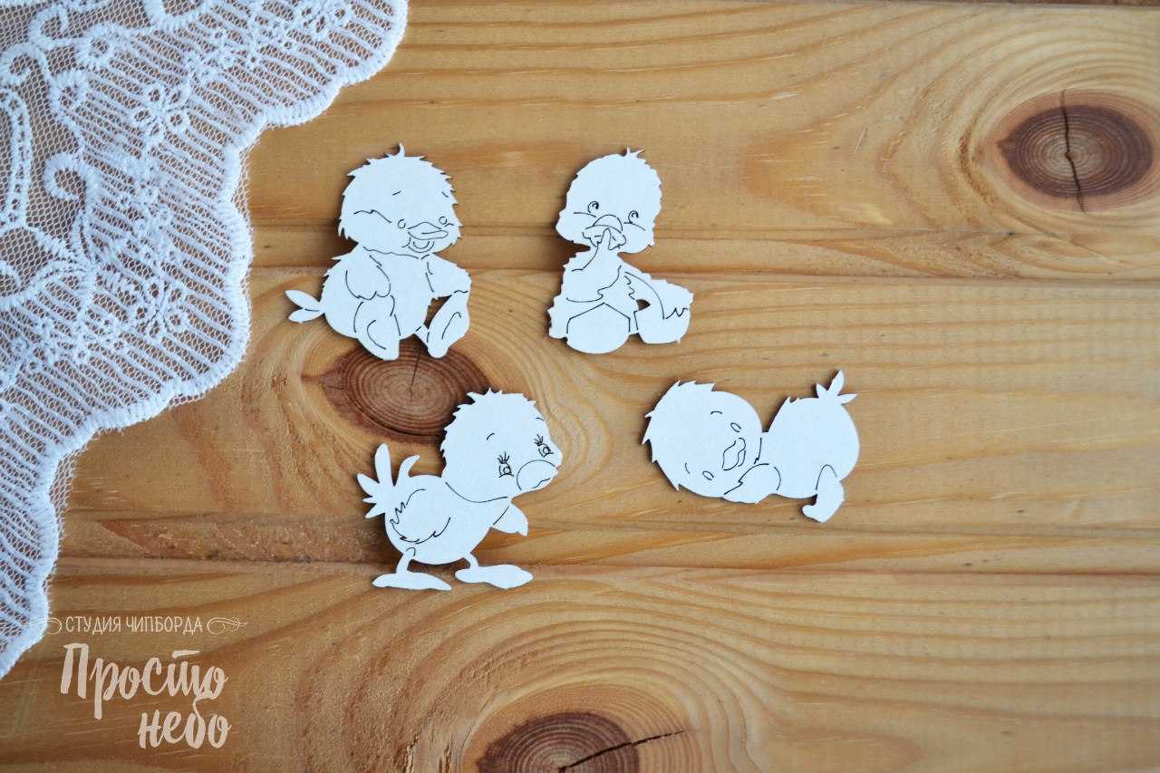 Чипборд Просто Небо. "Утятки"