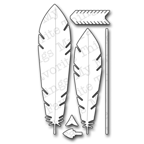 Ножи для вырубки My Favorite Things "Перья и стрелочки"