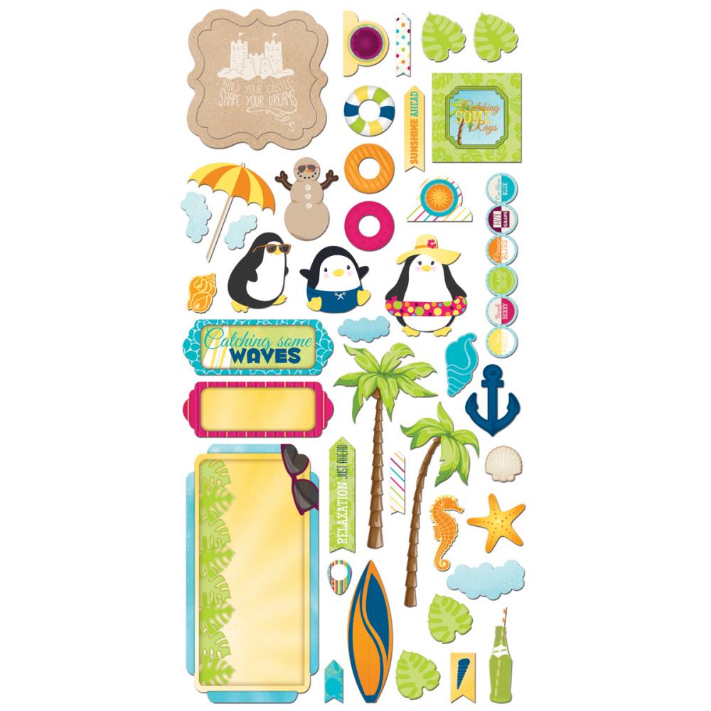 Набор вырубки из картона BoBunny "Make A Splash"