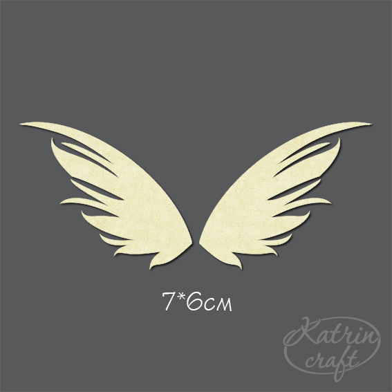 Чипборд "Крылья №4 2шт"
