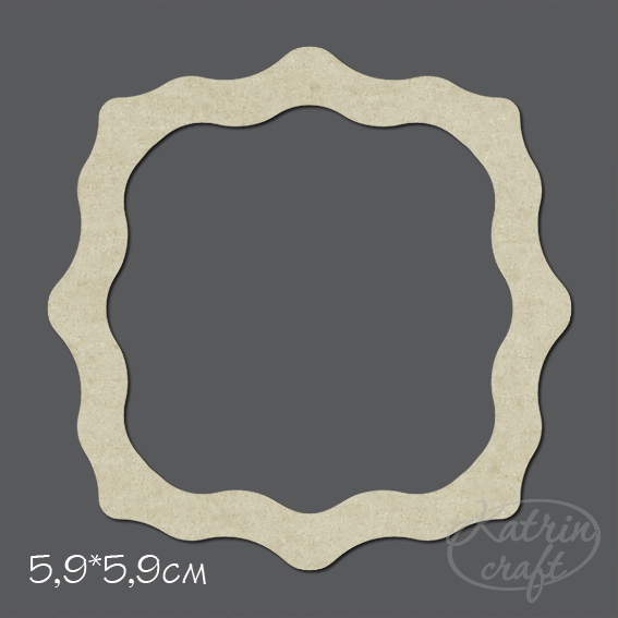 Чипборд "Рамка №10 фигурная"