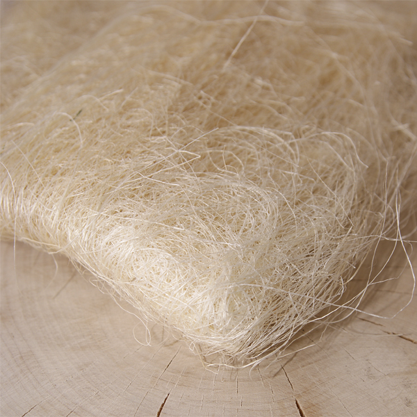 Волокно сизаля 40г, цвет натуральный