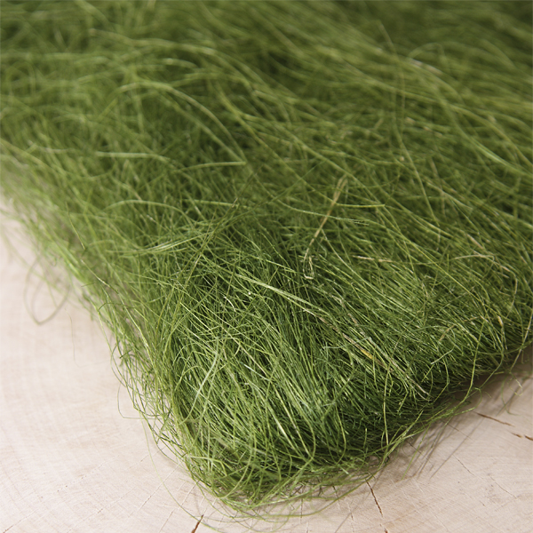 Волокно сизаля 40г, цвет оливковый