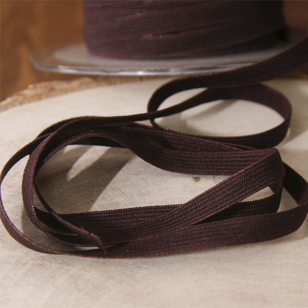 Резинка для блокнотов 6 мм, цвет шоколадный