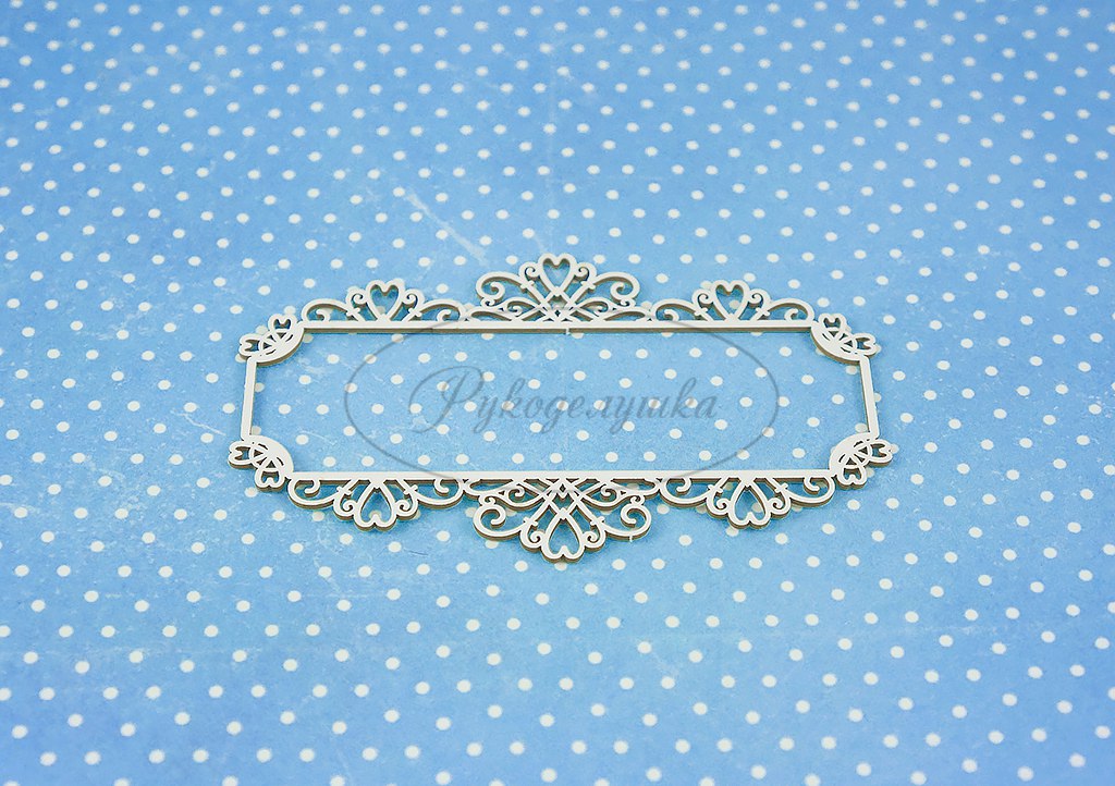 Вырубка из чипборда Рукоделушка "Рамка 63"