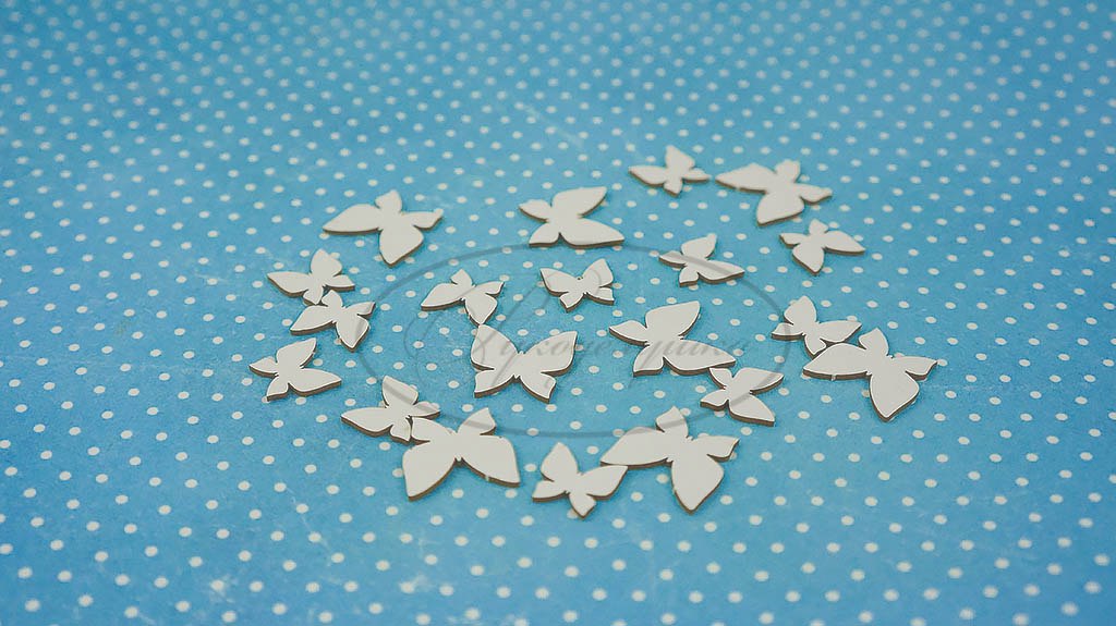 Вырубка из чипборда Рукоделушка "Бабочки 4"