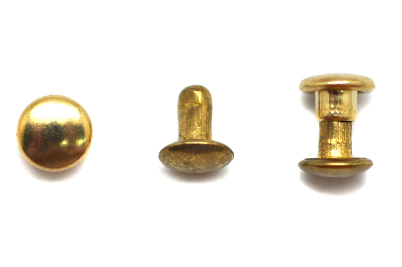 Заклёпка цвет золотой