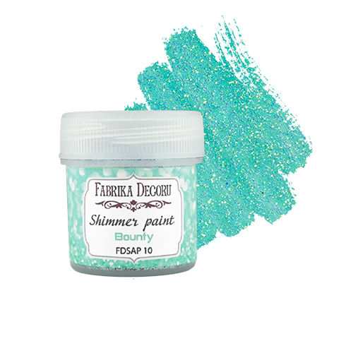 Краска с глиттером Фабрика Декору "Shimmer paint", цвет Баунти
