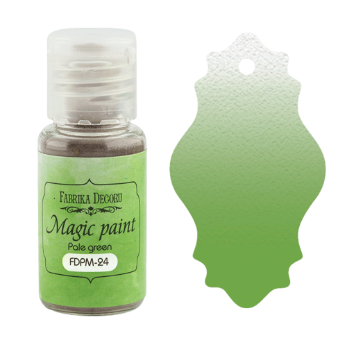 Сухая краска Фабрика Декору "Magic paint", цвет Бледно зеленый