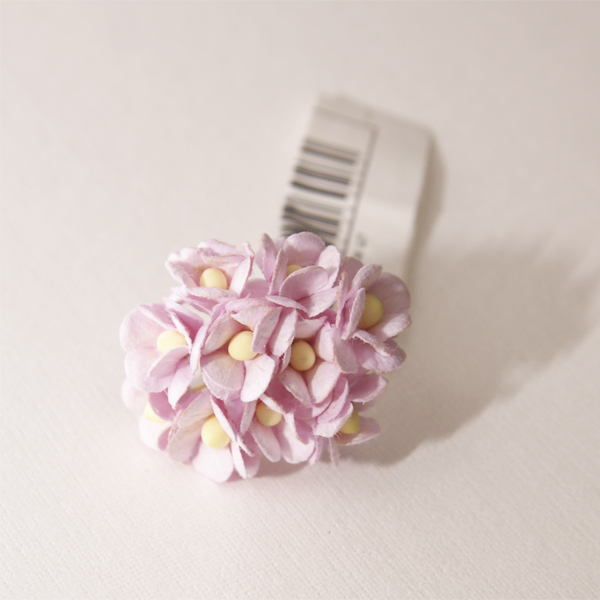 Букет цветов вишни 15 мм. Цвет бледный сиреневый