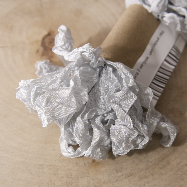 Шебби лента 5 метров, цвет серый лёд