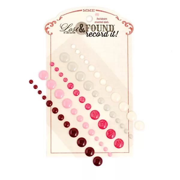 Эмальные точки (дотс) My Minds Eye "Heirloom "