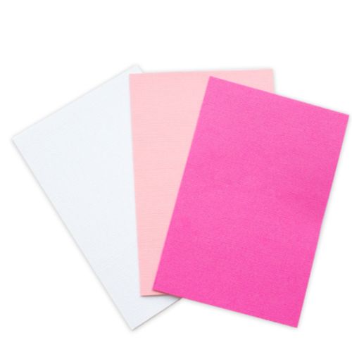 Набор заготовок для открыток Scrapberrys, Молочный, Розовый, Фуксия