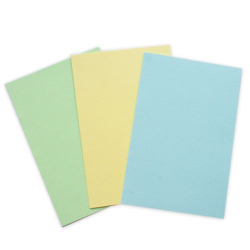 Набор заготовок для открыток Scrapberrys, Желтый, Голубой, Салатовый
