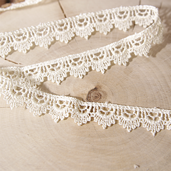 Гипюр 1,5 см "Фонтан", цвет кремовый