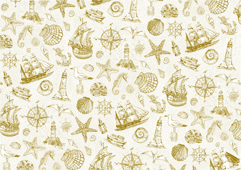 Пластик для декора BeeShabby "SEA adventure - ships"