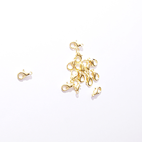 Карабин 0,7 см, цвет золотой (547)