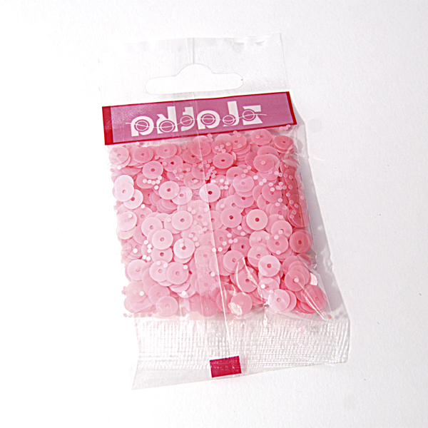 Пайетки Zlatka плоские 6 мм "Жвачка"