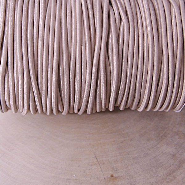 Резинка для блокнота круглая 3 мм, цвет какао с молоком