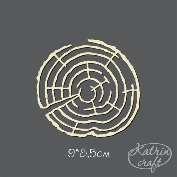 Чипборд "Спил дерева большой"