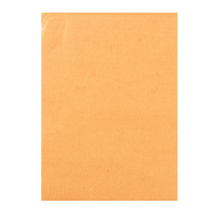 Фетр персиковый, мягкий, 1 мм, 20х30 см