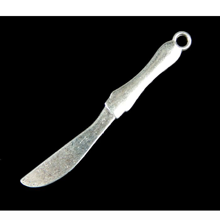 Подвеска "Нож". Цвет серебряный (563)