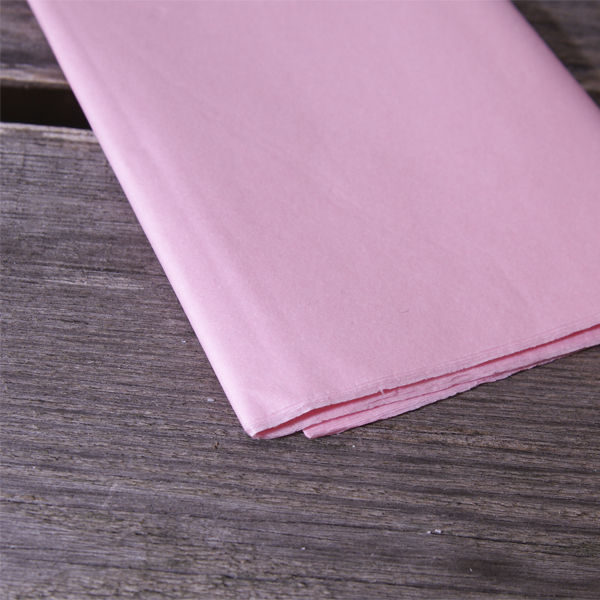 Набор бумаги тишью, 10 листов, цвет светлый розовый
