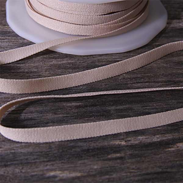 Резинка для блокнотов 7 мм, цвет бежевый