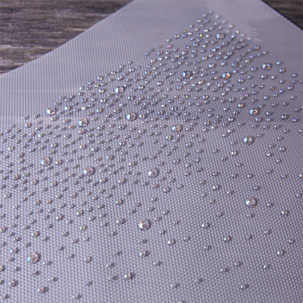 Стразовое полотно "Дождь", цвет прозрачный перламутр