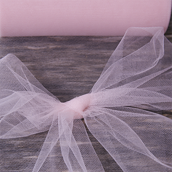 Тюль-сетка 15см, цвет бледный розовый