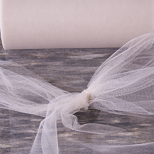 Тюль-сетка 15 см, цвет бежевый