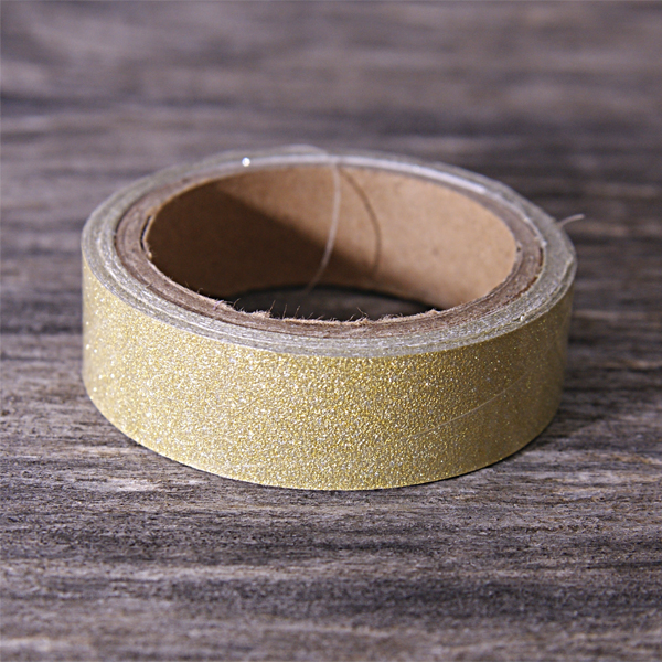 Скотч декоративный "Золотой блестящий"