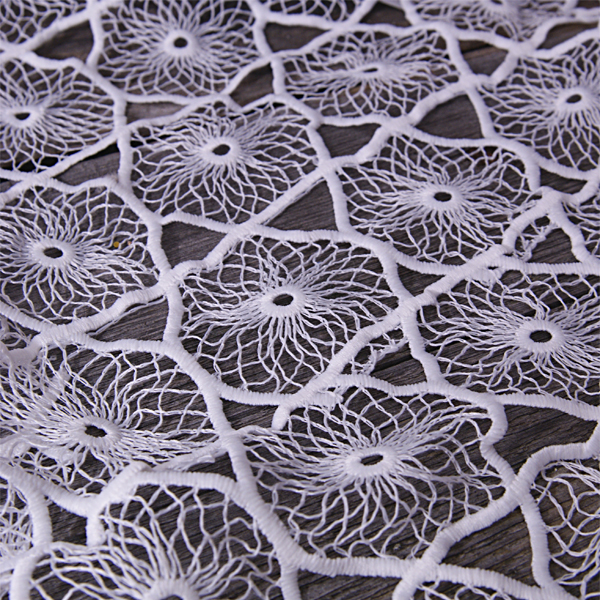 Гипюр ажурный 35 х 30см "Ловцы снов", цвет молочный белый