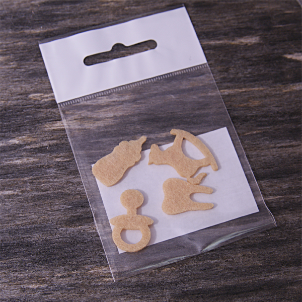 Вырубка из фетра "Набор Детский №1 лошадка", бежевый