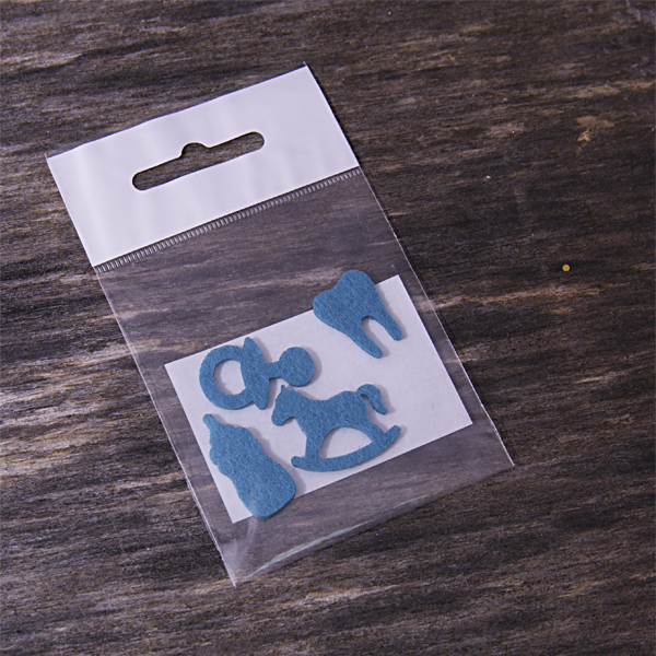 Вырубка из фетра "Набор Детский №1 лошадка", бирюзовый