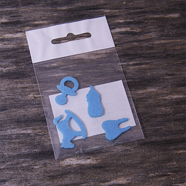 Вырубка из фетра "Набор Детский №1 лошадка", голубой