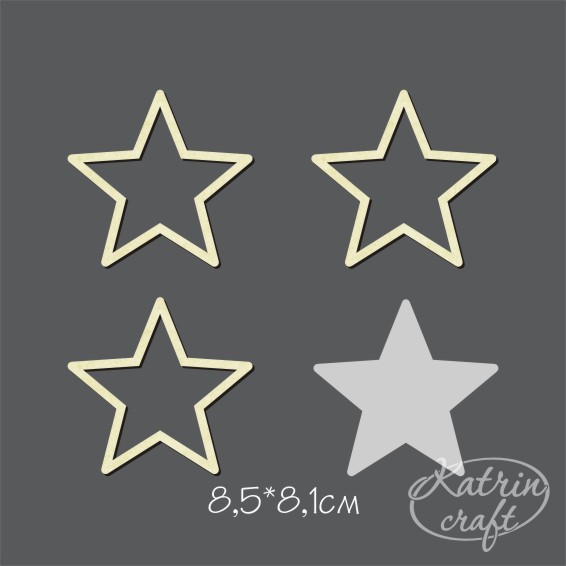 Чипборд "Шейкер Звезда"