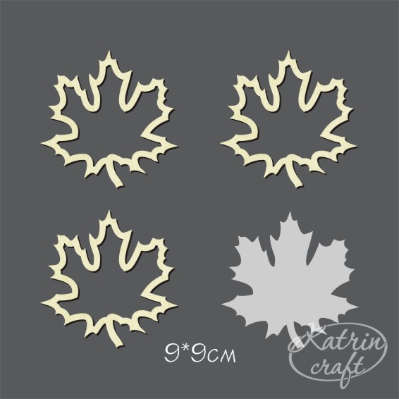 Чипборд "Шейкер Кленовый лист"