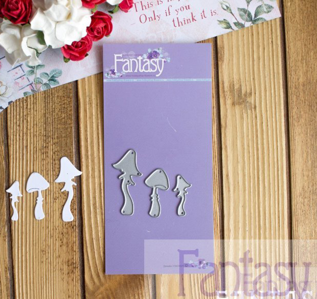 Нож для вырубки Fantasy "Грибочки 2"