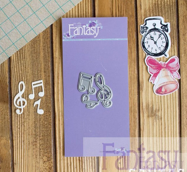 Нож для вырубки Fantasy "Ноты"