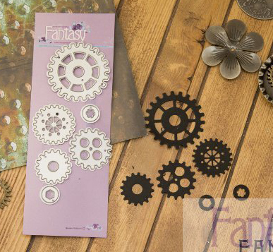 Нож для вырубки Fantasy стимпанк " Шестеренки "