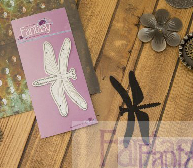 Нож для вырубки Fantasy "стимпанк " Стрекоза - винт""