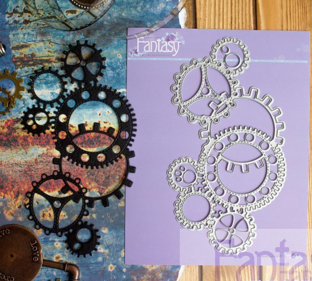 Нож для вырубки Fantasy "Шестеренки 2"