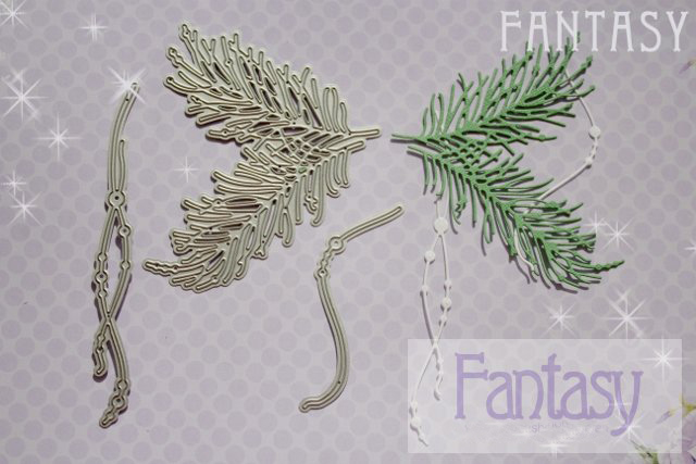 Нож для вырубки Fantasy "Сосна + нити 1"