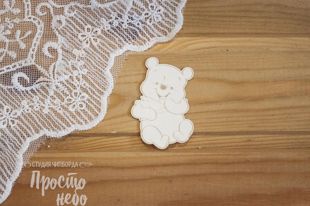 Чипборд Просто Небо. "Минни Винни "Малыш Винни 3"