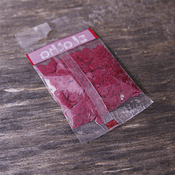 Пайетки Zlatka плоские 6 мм "Марсала"