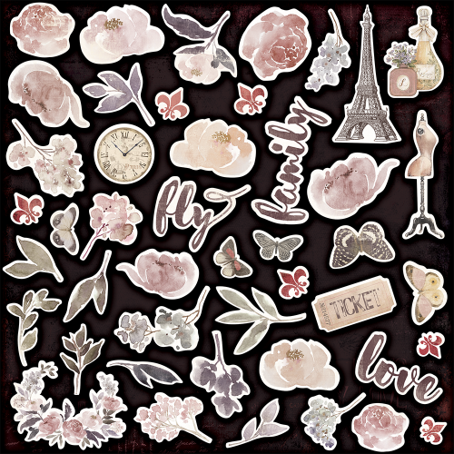 Набор картонной вырубки ScrapМир "Charming "