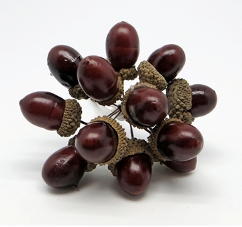 Декоративный букетик "Желуди". Рукоделие.