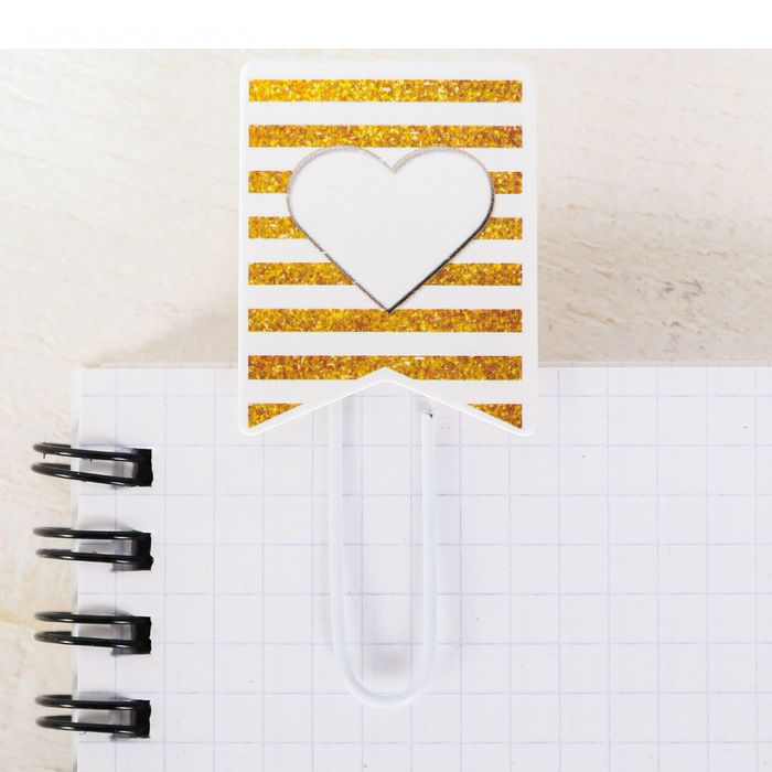 Декоративная скрепка Артузор "Дороже золота"