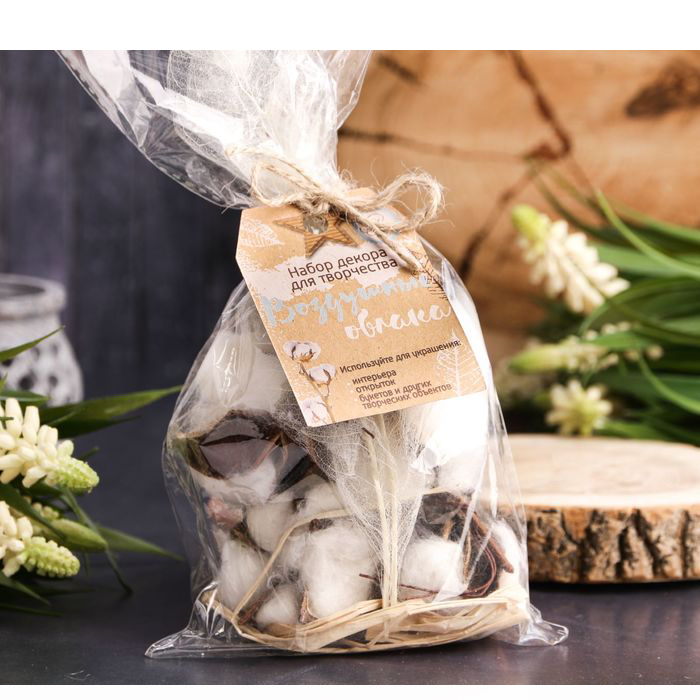 Набор природного декора "Воздушные облака"